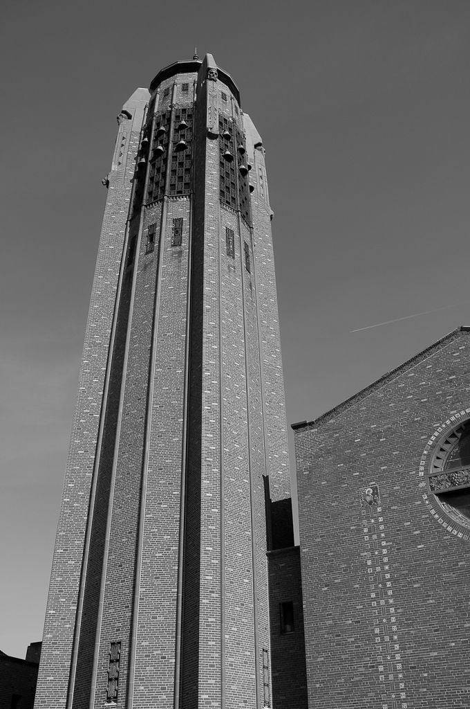 Turm der First Plymouth Church