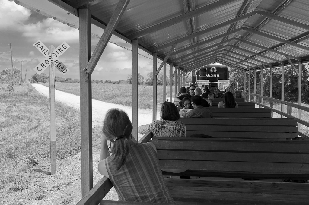 Bahnübergang irgendwo im Niemandsland